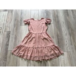 SHEIN pink/mauve knee length dress size S